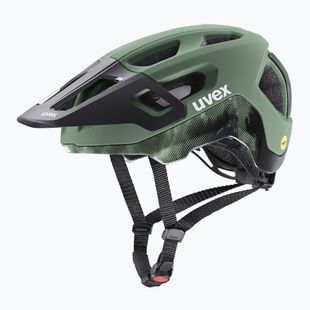 Cyklistická přilba UVEX React MIPS moss green/black matt