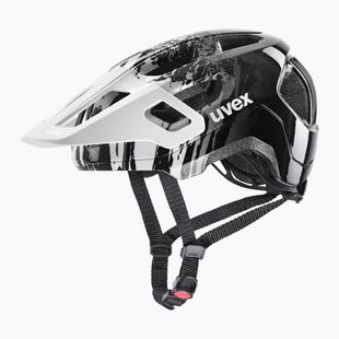 Dětská cyklistická helma UVEX React Jr white/black matt