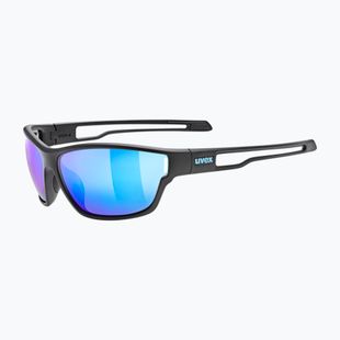 Sluneční brýle UVEX Sportstyle 806 black matt/mirror blue