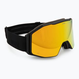 Lyžařské brýle UVEX Gravity FM black matt/mirror yellow/orange/clear