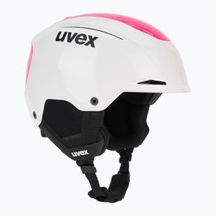 Lyžařská helma UVEX Resolution SL white/pink