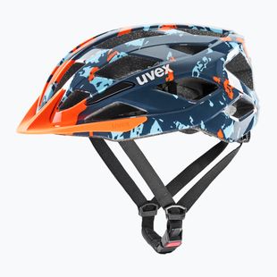 Dětská cyklistická helma UVEX Air Wing 2 papaya/bubble blue