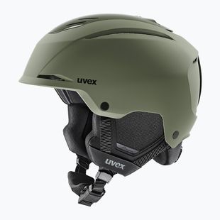 Lyžařská helma UVEX Resolution khaki matt