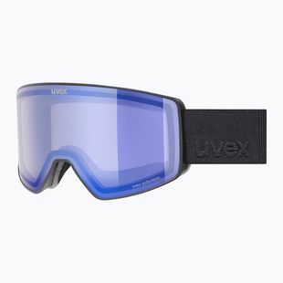 Lyžařské brýle UVEX Scenic P S0-S4 black matt/mirror blue/pola