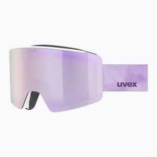 Lyžařské brýle UVEX Ignite FM S3 white matt/mirror rose
