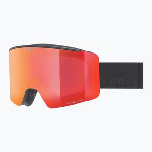 Lyžařské brýle UVEX Ignite FM S3 black matt/mirror red