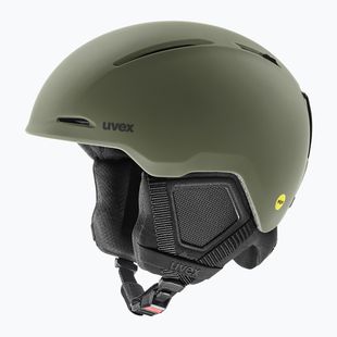 Lyžařská helma UVEX Monte LT MIPS khaki matt