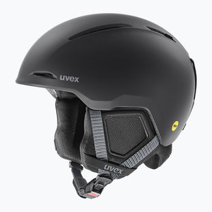 Lyžařská helma UVEX Monte LT MIPS black matte