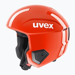 Dětská lyžařská helma UVEX Race Up electric red