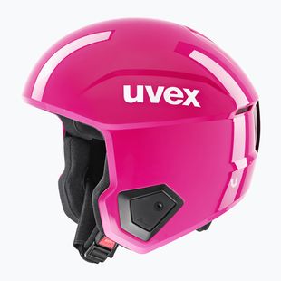 Dětská lyžařská helma UVEX Race Up pink