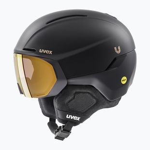 Lyžařská helma UVEX Ultimate Horizon MIPS black/black mat