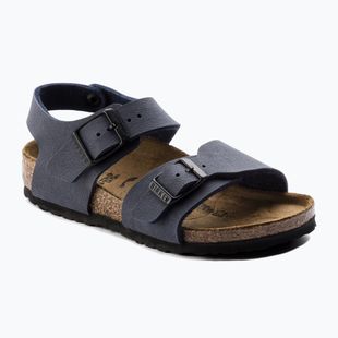 Dětské sandály BIRKENSTOCK New York Birkibuc Narrow navy