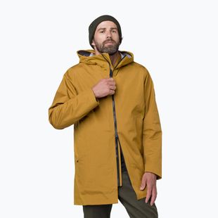 Pánská nepromokavá bunda Salewa Fanes 3L Ptx Hemp 2/1 Parka golden brown int.7020