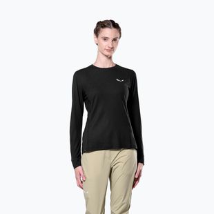 Dámské trekingové tričko Longsleeve Salewa Puez Dry black out