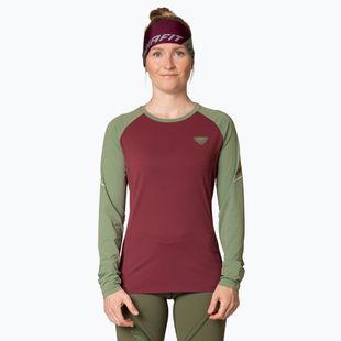 Dámské běžecké tričko LongsleeveDYNAFIT Alpine Pro burgundy