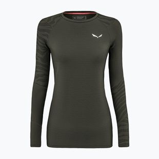 Dámské termo tričko longsleeve Salewa Cristallo Warm AMR dark olive