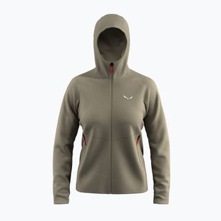 Dámská trekkingová mikina Salewa Puez Rocca Polarlite Hood quicksand