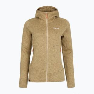 Dámská trekkingová mikina Salewa Puez Rocca Polarlite Hood quicksand