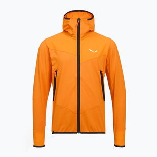 Pánská trekingová mikina Salewa Agner Hybrid PL/DST FZ Hoody turmeric melange/0910