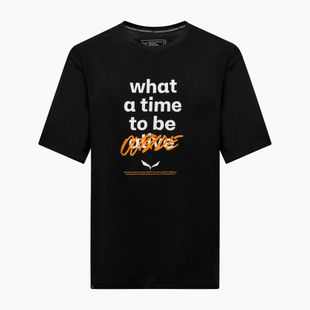 Pánské tričko Salewa Eagle Outside Loose black out