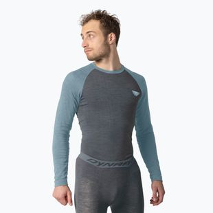 Pánská termoakční mikina DYNAFIT Tour Light Merino smoke blue