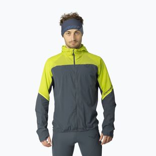 Pánská běžecká bunda DYNAFIT Alpine Wind ultra yellow