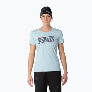 Dámské tričko DYNAFIT Graphic Co cloud blue/tabloid