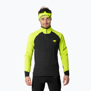 Pánská běžecká mikina DYNAFIT Alpine 1/2 Zip Tee ultra yellow/0910