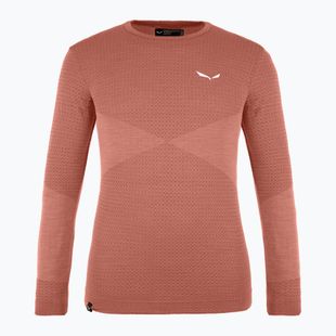 Dětská termoakční mikina Salewa Zebru Med Warm AMR etruscan red
