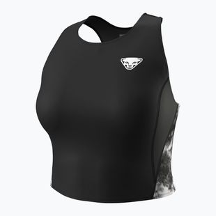 Dámské běžecké tričko DYNAFIT Trail Crop Top black
