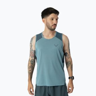 Pánské běžecké tričko DYNAFIT Sky Tank smoke blue