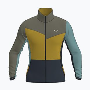 Pánská trekingová mikina Salewa Puez Cammio PL faded green/multi