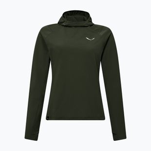 Dámská trekingová mikina Salewa Puez Sun Hoodie dark olive