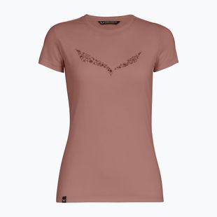 Dámské tričko Salewa Solid Dry desert pink