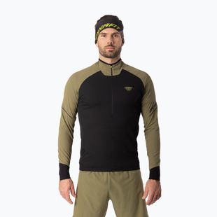 Pánská běžecká mikina Dynafit Alpine LS 1/2 Zip Tee military green/0910