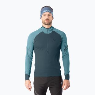 Pánská běžecká mikina Dynafit Alpine LS 1/2 Zip Tee smoke blue/0720/3162