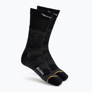 Pánské ponožky Salewa Ortles AM Crew black out