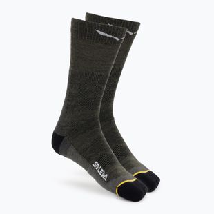 Pánské ponožky Salewa Ortles AM Crew dark olive