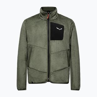 Pánská trekingová mikina Salewa Puez Warm Full Zip faded green