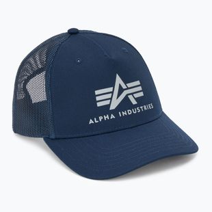 Pánská kšiltovka Alpha Industries Basic Trucker rep.blue