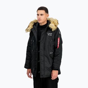 Pánská bunda Alpha Industries N3B Airborne Hooded black