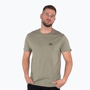 Pánské tričko Alpha Industries Basic Small Logo olive
