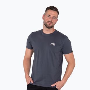 Pánské tričko Alpha Industries Basic Small Logo grey black