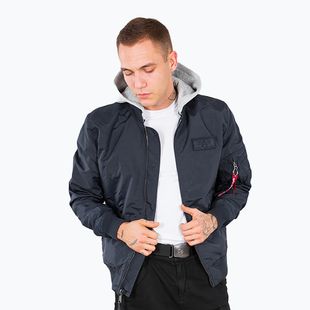 Pánská bunda Alpha Industries MA-1 TT Two Tone Hood rep.blue