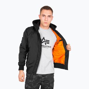 Pánská bunda Alpha Industries MA-1 TT Two Tone Hood black/black