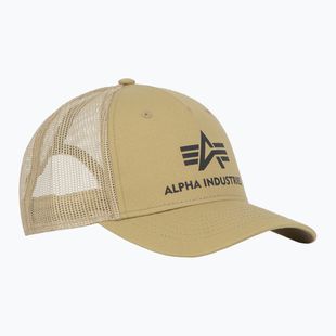 Pánská kšiltovka Alpha Industries Basic Trucker sand