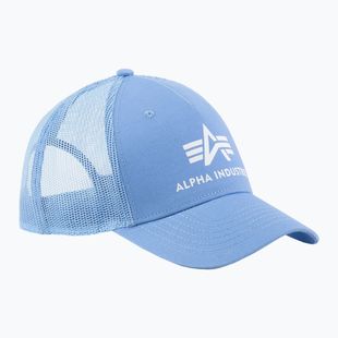 Pánská kšiltovka Alpha Industries Basic Trucker light blue