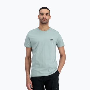 Pánské tričko Alpha Industries Basic Small Logo dusty green