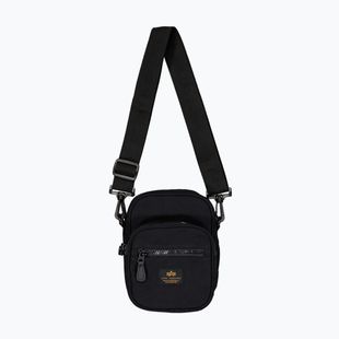 Pánská taška Alpha Industries Label Messenger Bag Small 1 l black