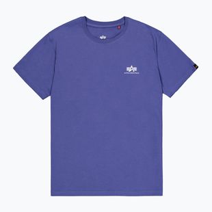 Pánské tričko Alpha Industries Basic Small Logo night purple